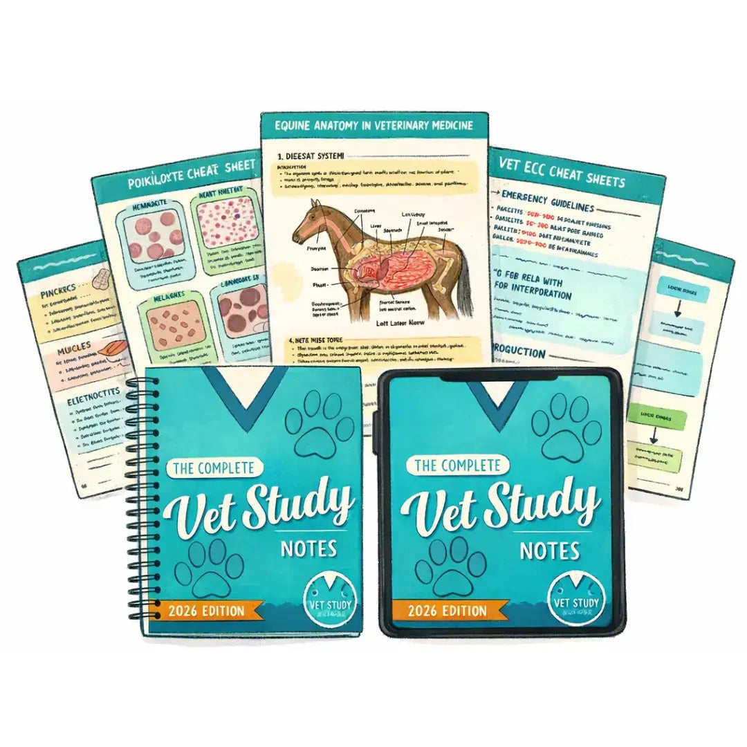 Vet Docnotes Vet Study Bundle – Concise Veterinary Study Notes & Flashcards