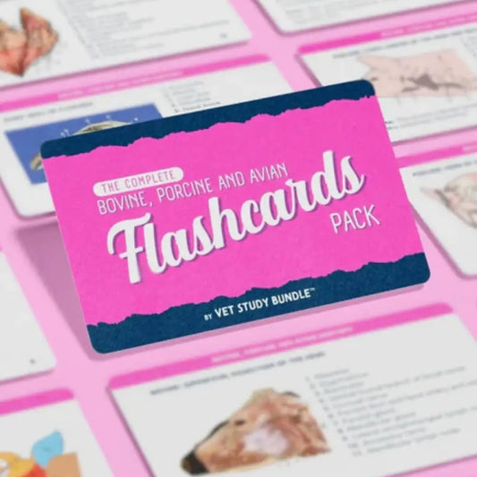 Bovine, Porcine & Avian Anatomy Flashcards