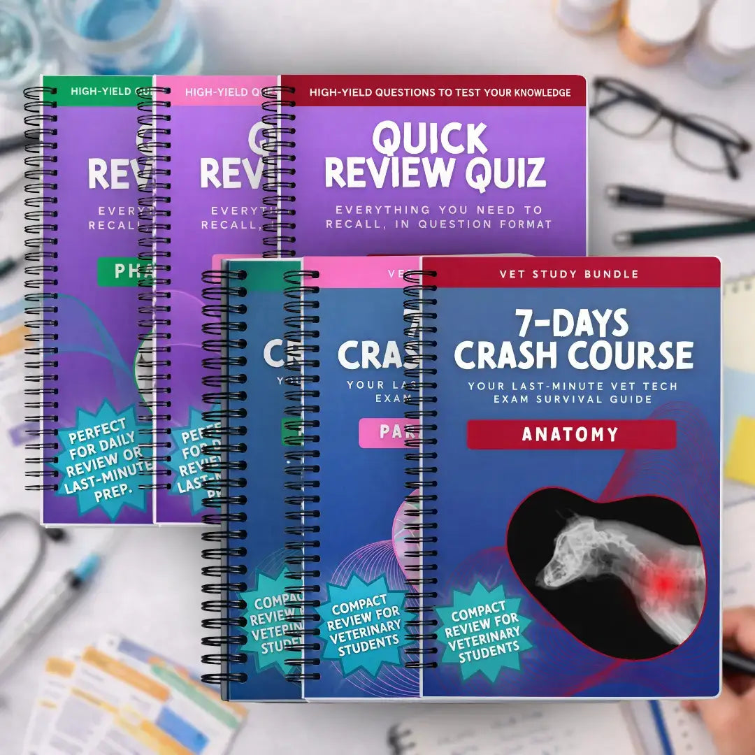 7-Day Crash Course + Review Quiz – Vet Study Bundle